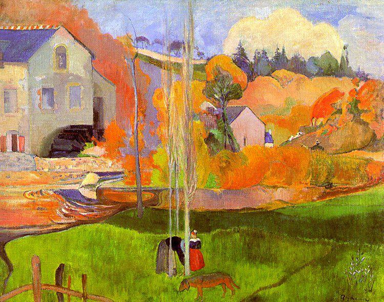 Paul Gauguin Breton Landscape china oil painting image